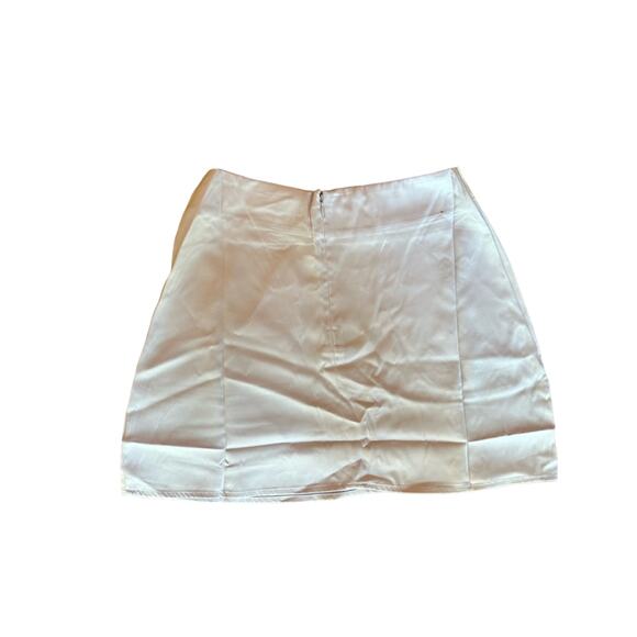 We Wore‎ What Mini Slip Satin Charmeuse Skirt Heather Purple, Size Small, NWT - Picture 4 of 13